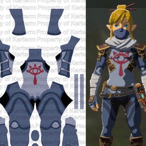 Sheikah Link Bodysuit Design | Legend of Zelda Breath of the Wild Sheik Cosplay Pattern