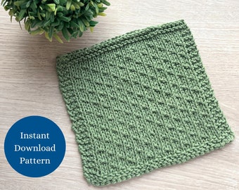 Colorado Dishcloth Easy Knitting Pattern For Beginners