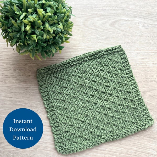 Colorado Dishcloth Easy Knitting Pattern For Beginners