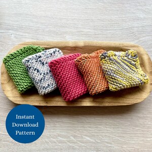 Country Dishcloth Knitting Pattern / Easy Dishcloth Knitting Pattern / Beginner Knitting Pattern