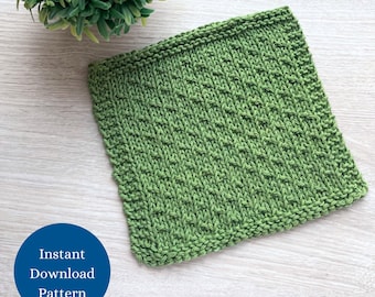 Colorado Dishcloth Easy Knitting Pattern For Beginners