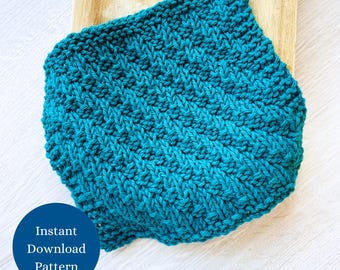 Aspen Dishcloth Easy Knitting Pattern For Beginners