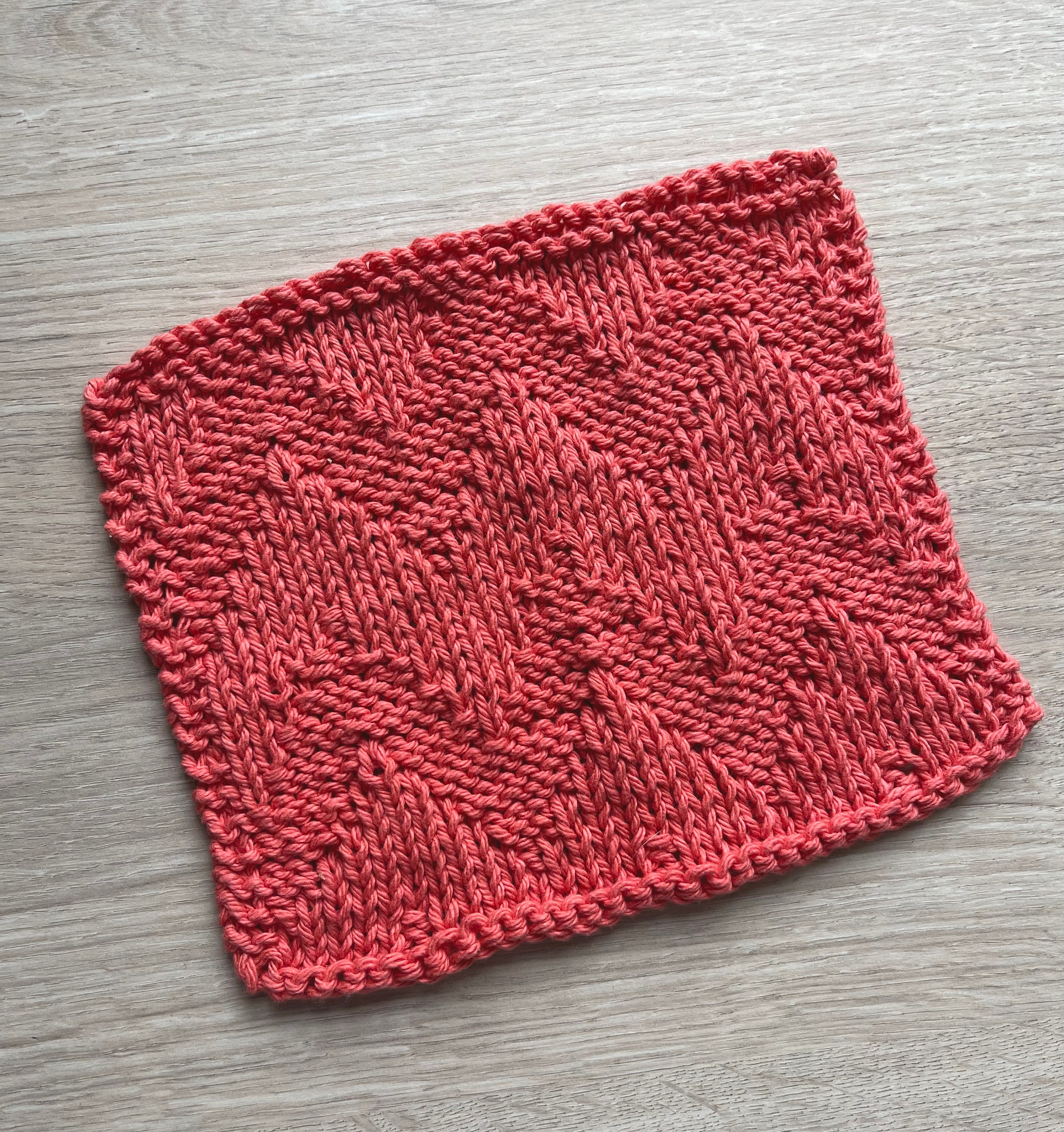 Chevron Easy Dishcloth Knitting Pattern for Beginners - Etsy