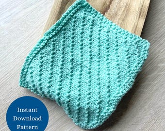 Sea Glass Dishcloth Knitting Pattern