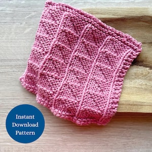Layla Dishcloth Knitting Pattern|Beginner Knitting Pattern|Easy Washcloth Knitting Pattern