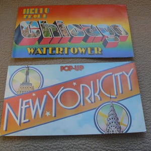 Popsites Pop-Up Cityscapes, New York and Chicago