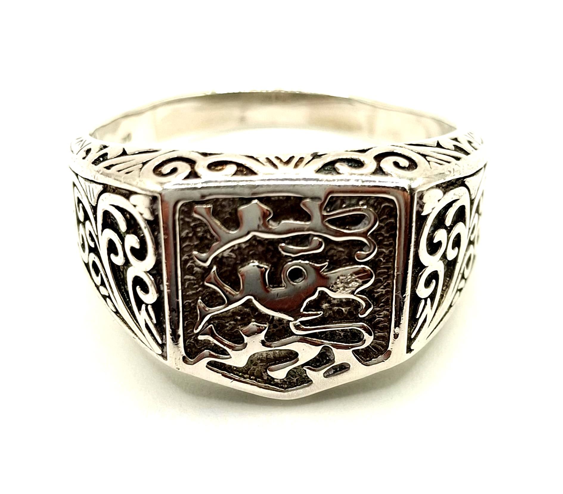 かじシルバー彫刻ペンダント ＋キーホルダー　＋　シグネットリング2点 b709513d9d4931c880d79bf761636d