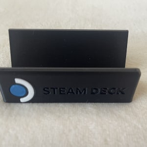 Tragbarer Gaming Dock Stand - Kompakter 3D-gedruckter Halter für Steam Deck, Spielekonsolenständer, minimalistisches Schreibtischzubehör