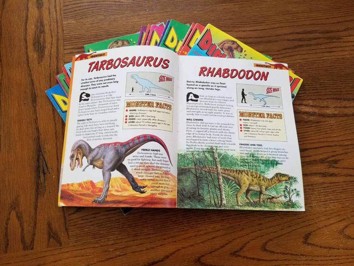 Dinosaurs Magazines by Atlas Editions Part Works15 Etsy