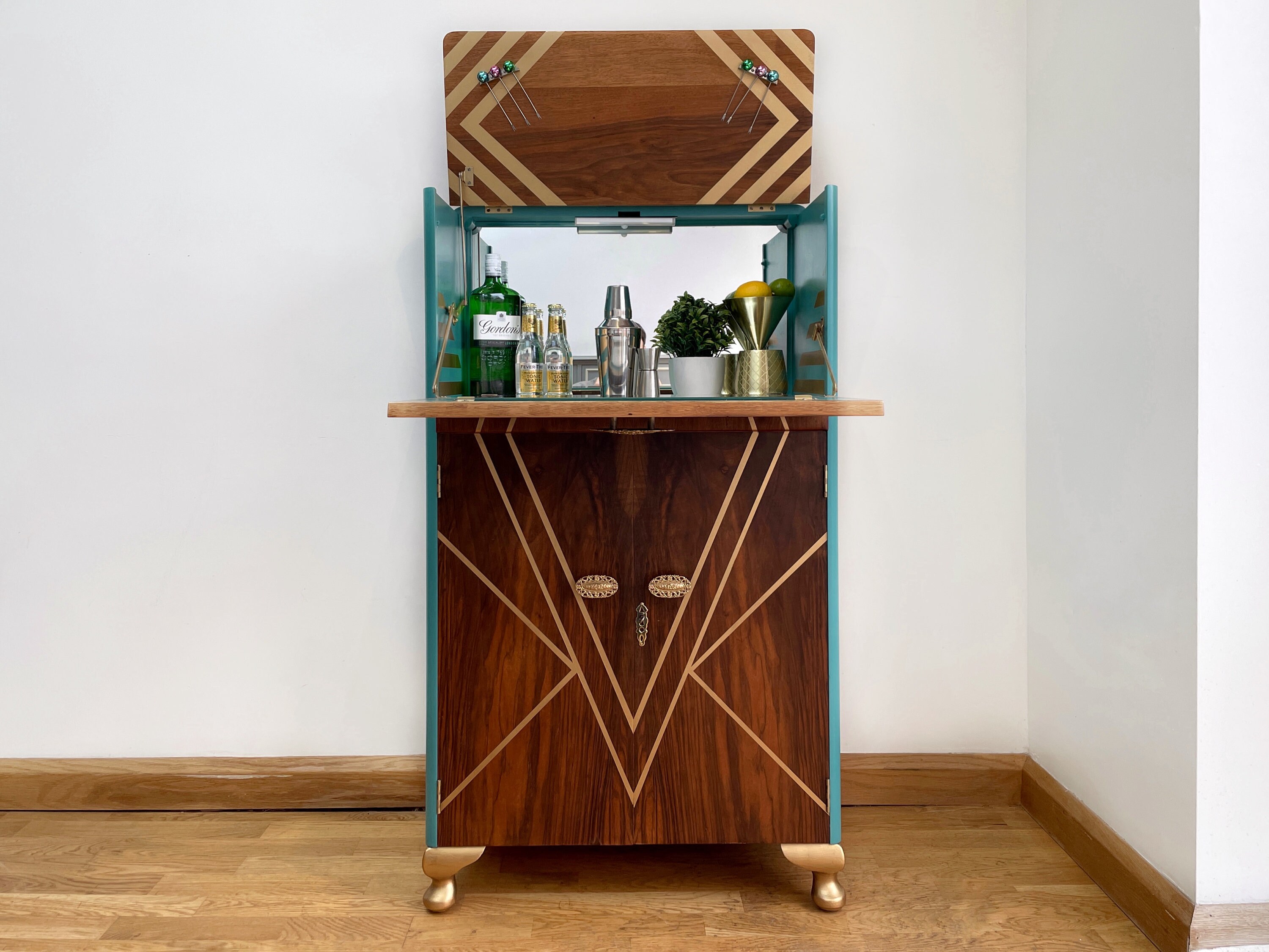 Upcycled Furniture Cocktail Drinks Gin Bar Etsy