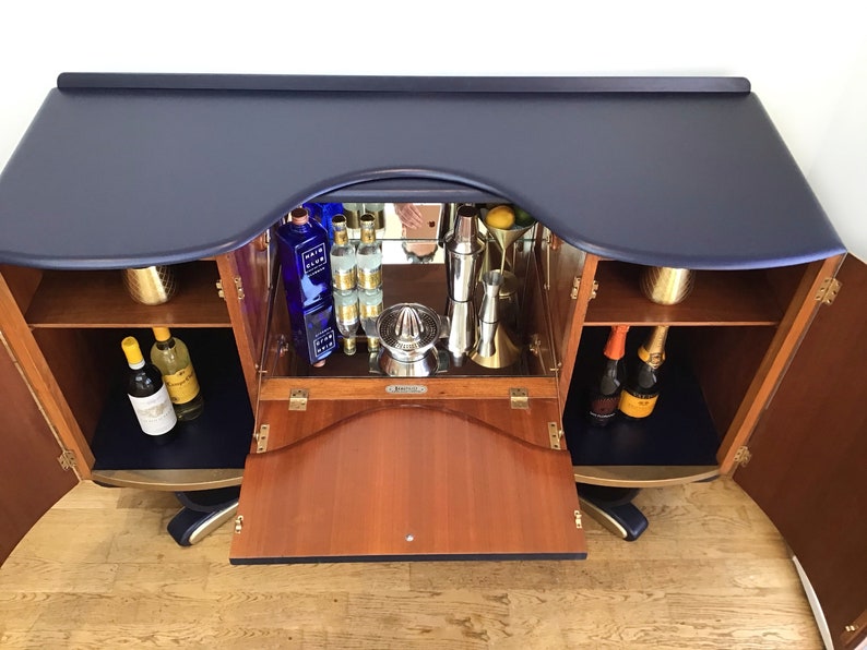 VERKAUFT VERKAUFT Upcycling Möbel Art Deco Cocktail Bar | Etsy