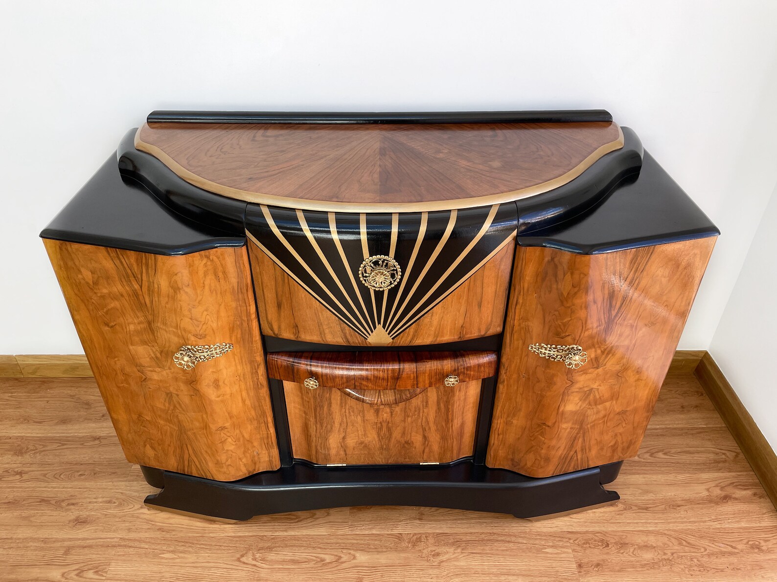 Stunning Black and Gold Upcycled Furniture Art Deco Style Etsy