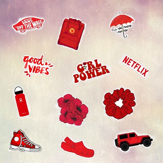 Printable Vsco Stickers Red Free Printable Templates