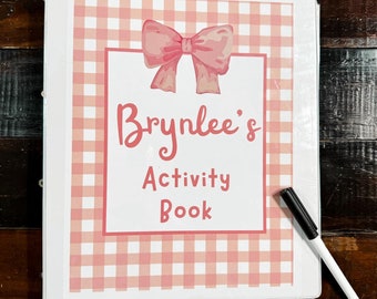 Personalized Princess Activity Book: Handwriting Practice (Digital File)