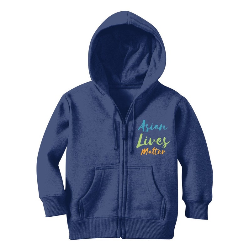 Asian lives matter Classic Kids Zip Hoodie