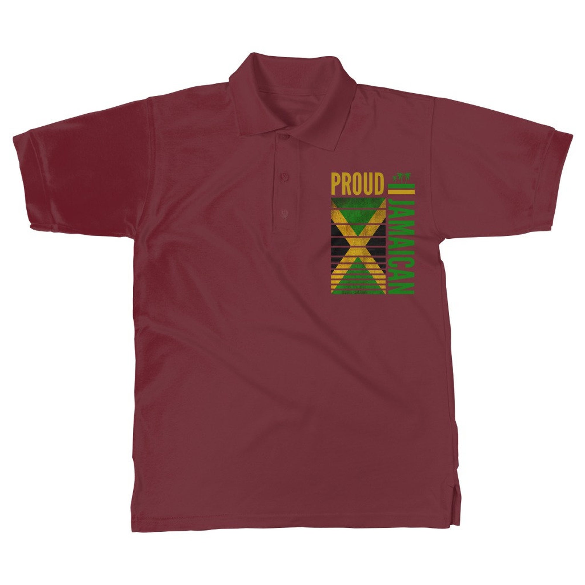 Proud Jamaican 3D Polo Shirt