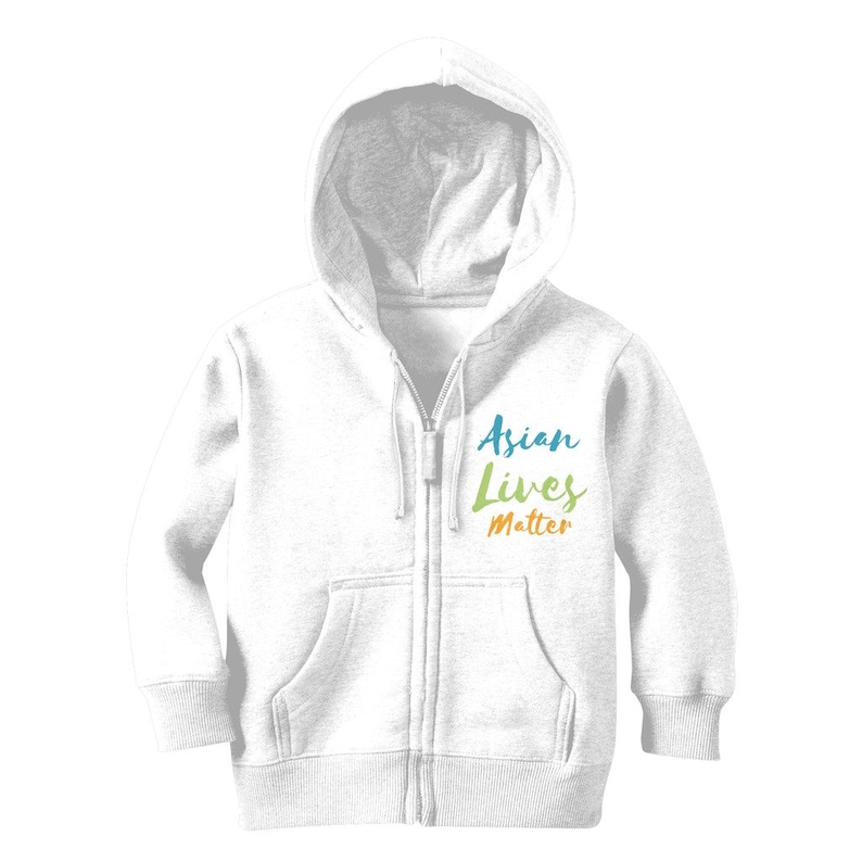 Asian lives matter Classic Kids Zip Hoodie