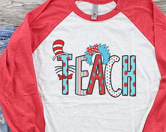 Dr Seuss Teacher Shirt - Etsy