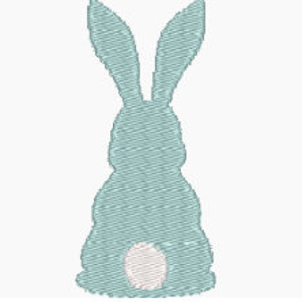 Mini bunny digital embroidery file, Multiple sizes, file formats dst, exp, hus, jef, pes, vip, vp3, xxx, Easter embroidery design