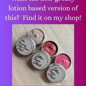 Grass-fed Tallow lip and cheek balm, highlighter, blush, bronzer with beef tallow, great for dry skin, grass fed beef tallow balm. image 15