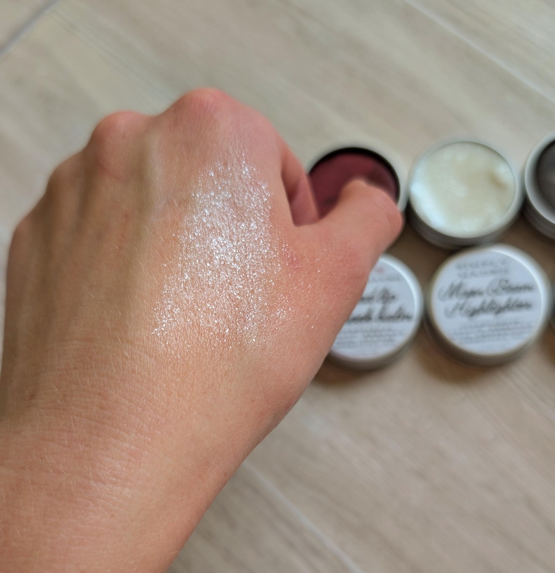 Grass-fed Tallow lip and cheek balm, highlighter, blush, bronzer with beef tallow, great for dry skin, grass fed beef tallow balm. image 7