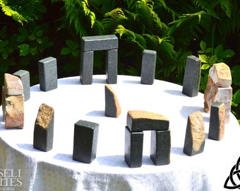 x21 Stone Circle Mini Henge Welsh Celtic Preseli Bluestone Stonehenge Sarsen Triathlon Made to Order Custom Options Available Free UK P+P