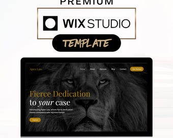 WIX Studio Lawyer Website Template | APEX Law Firm | Attorney Legal Practice