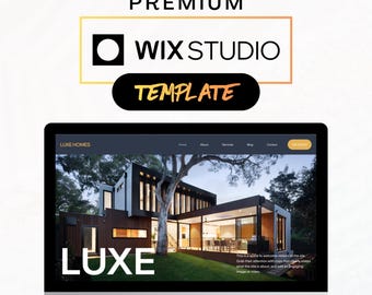 Luxe Homes: Wix Studio Website Template for Real Estate