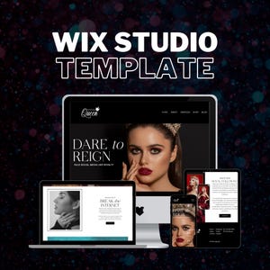 WIX STUDIO Website Template | Social Media Management | Coaching Website | Digital Marketing | Ecommerce Store | Miss Wix Website Design |