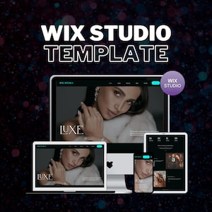 WIX STUDIO Website Template | Social Media Management | Coaching | Digital Marketing | Ecommerce Store | Miss Wix Web Design | Luxe Socials