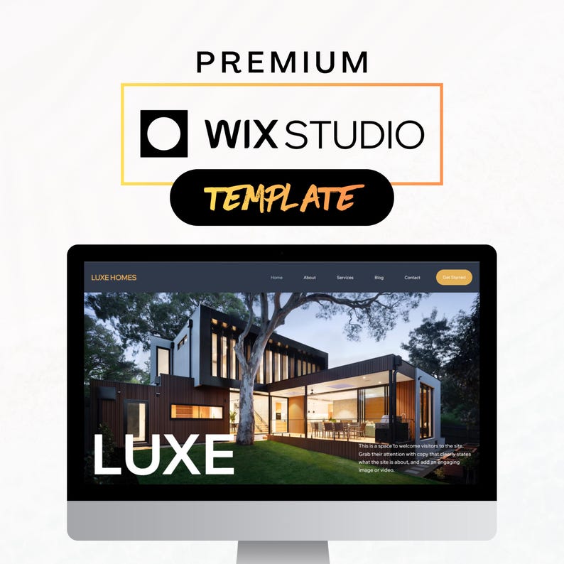 Luxe Homes: Wix Studio Website Template for Real Estate image 1
