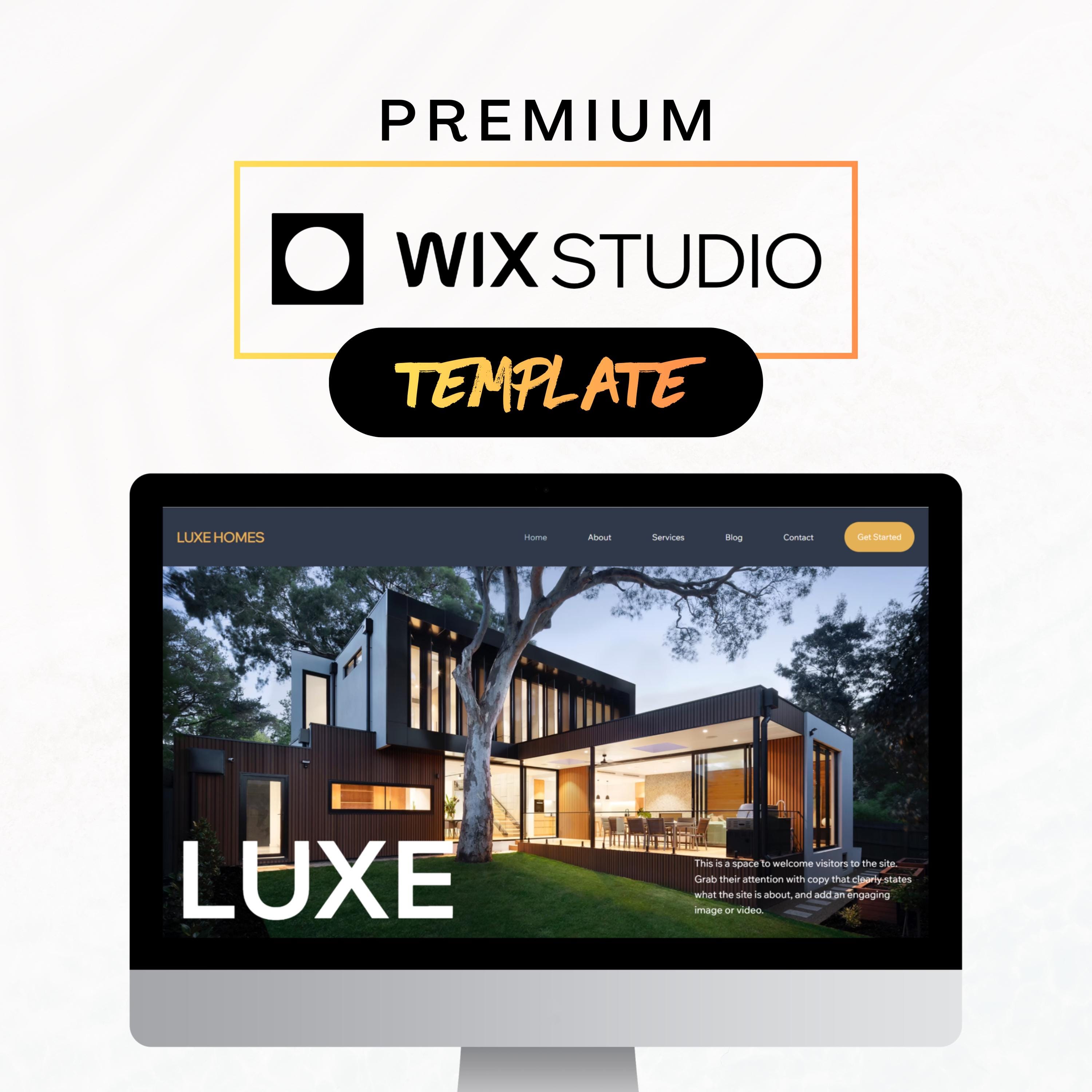 Luxe Homes: Wix Studio Website Template for Real Estate - Etsy