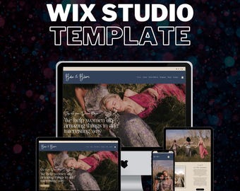 Boho Bloom WIX STUDIO Website Template: Ecommerce Store