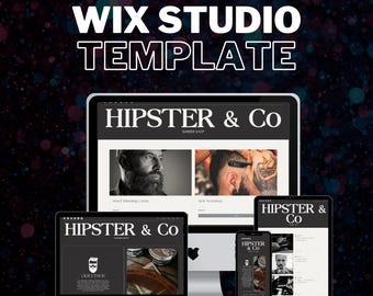 Wix Studio Link In Bio Website Template: Courses, Store, Bookings