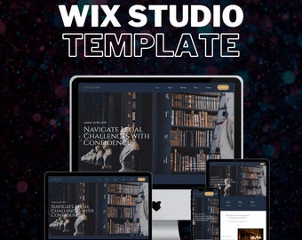 WIX STUDIO Law Firm Website Template: Attorney Legal Practice