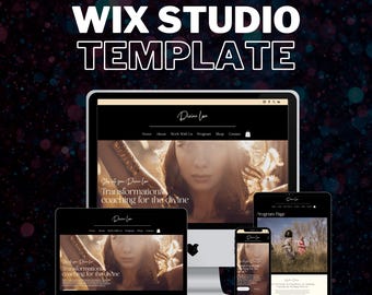 Divine Soul Wix Studio Website Template: Ecommerce & Blog