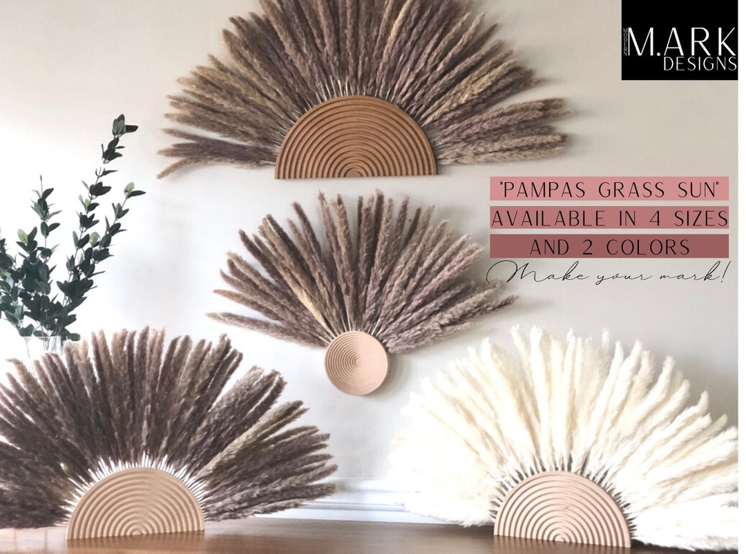 Pampas Grass Sun Decor