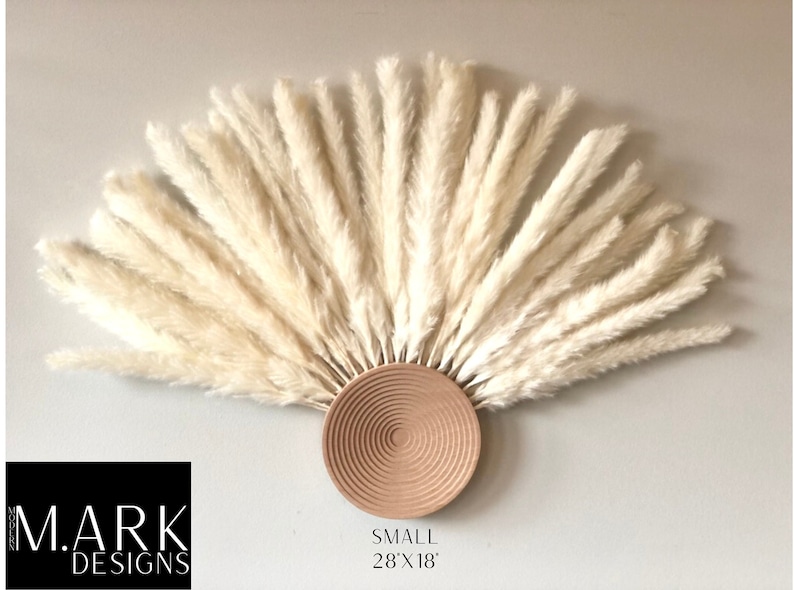 PAMPAS GRASS SUN Decor Boho Sun Wall Art Large Sun Wall Decor Etsy