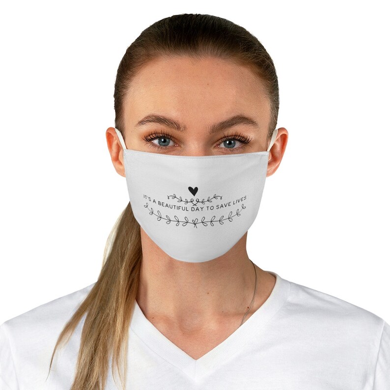 Grey's Anatomy Quote Face Mask Derek Sheperd Mask | Etsy