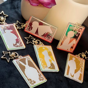 Fruits Basket Rainbow Silhouette Charms