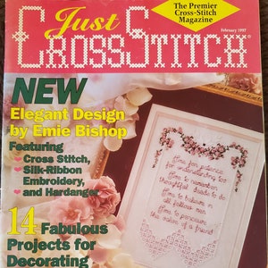 Just Cross Stitch Magazine February 1997