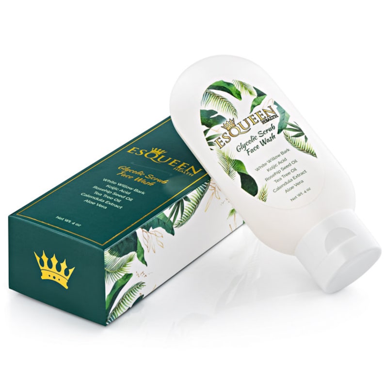 Glycolic Acid Scrub Face Wash for Acneprone Skin Reduces Etsy