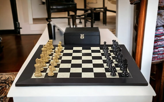 Queens Gambit Anegre Contemporary Board and Vinyl Box