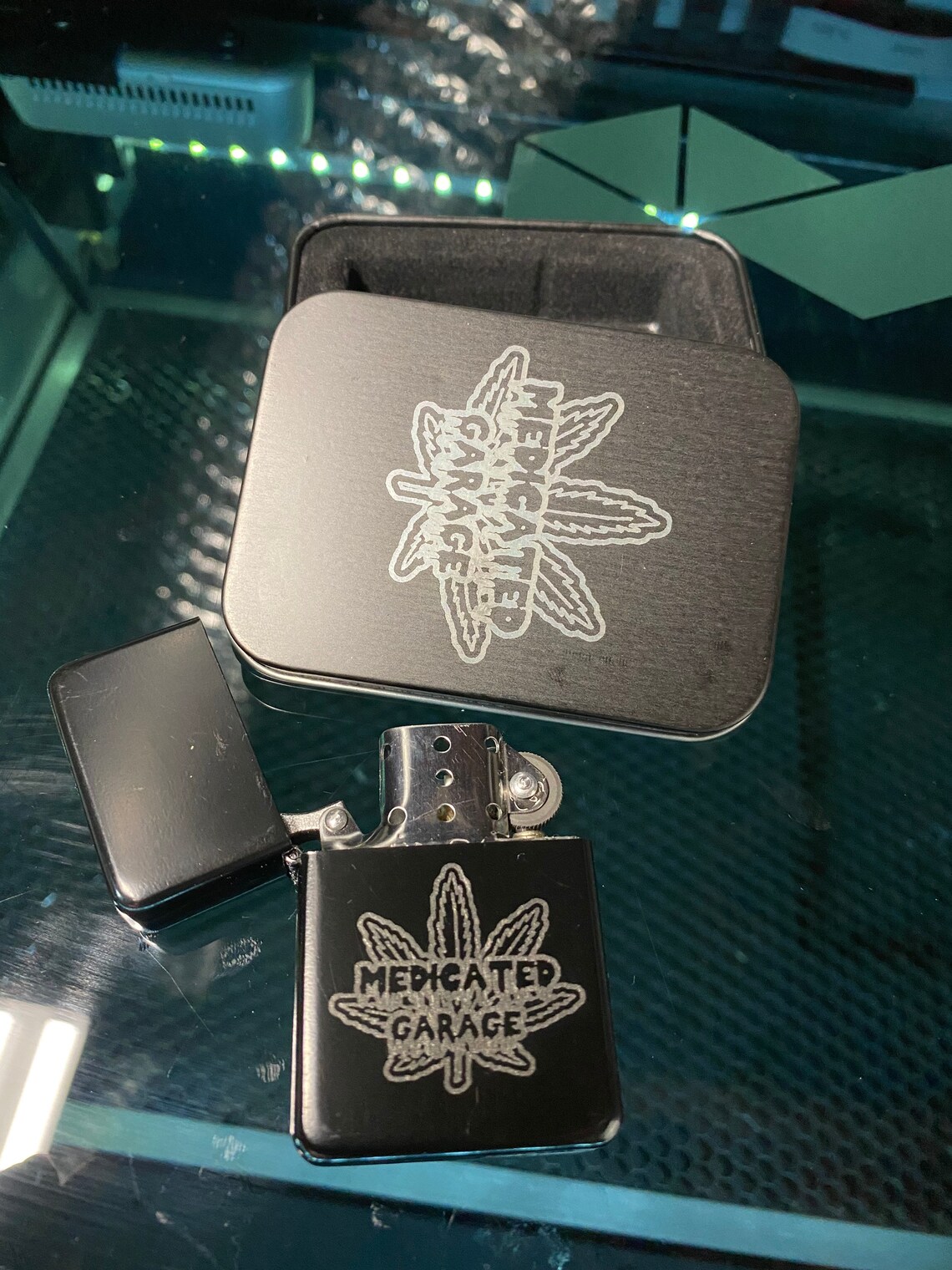 Custom Set Engraved Flip lighter. Etsy