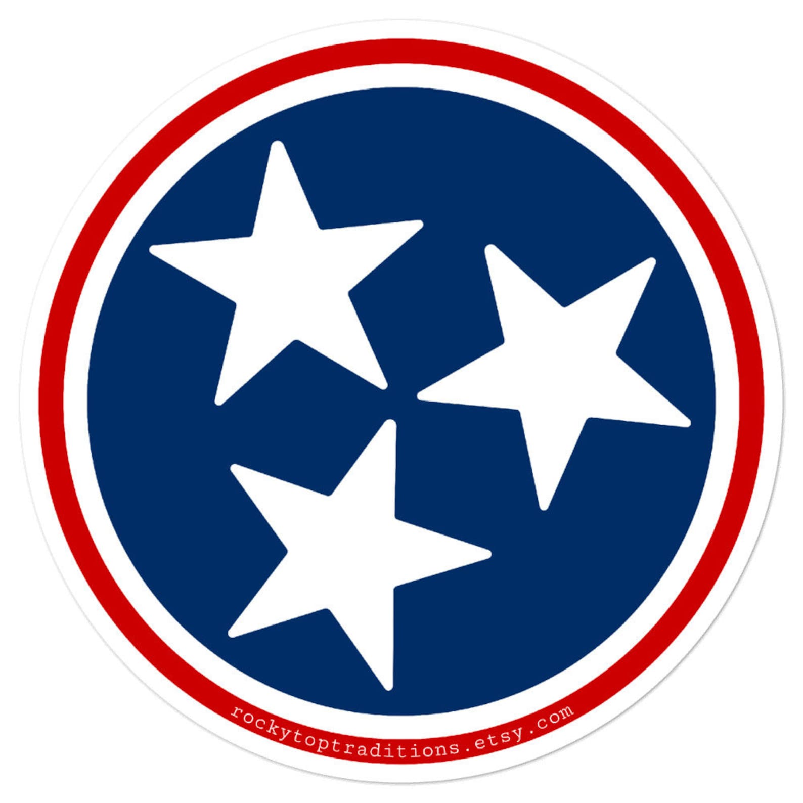 Tennessee TriStar Sticker TriStar Vinyl Bubble Etsy