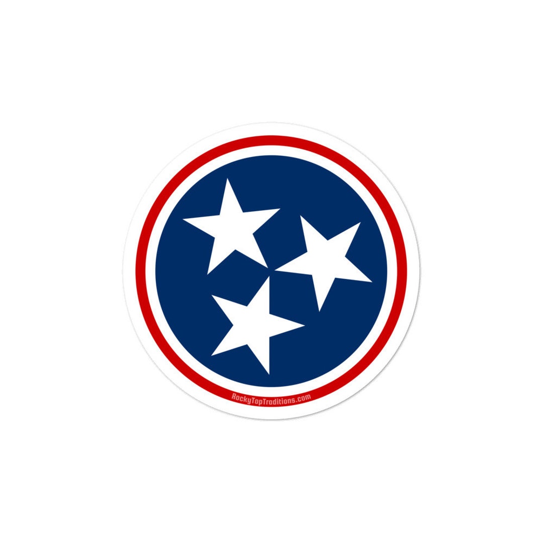 Tennessee Tristar Stickers, Tristar Decal, Tristar Car Sticker