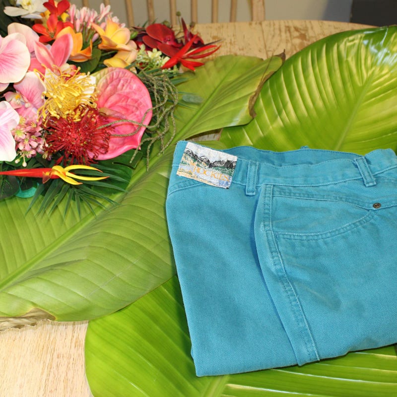 Teal Jeans - Etsy