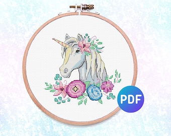 Unicorn Cross Stitch Pattern