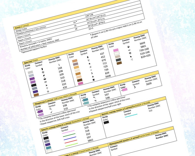 Fluffy Cat in Pot Cross Stitch Pattern, Cute Cat PDF Embroidery Design