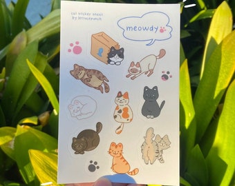 Cats Sticker Sheet